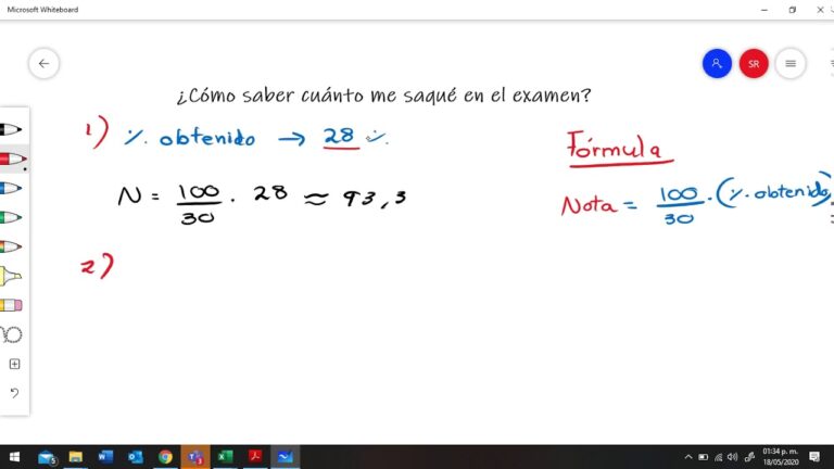Cómo calcular el porcentaje de un examen - Edukar