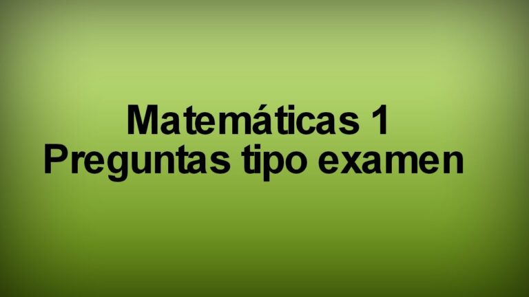 Examen de Matemáticas de Preparatoria con Respuestas - Edukar