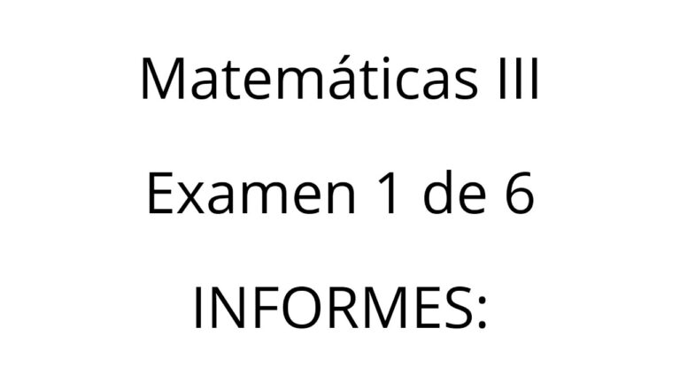 Guía para el examen de Matemáticas 3 de Prepa Abierta - Edukar